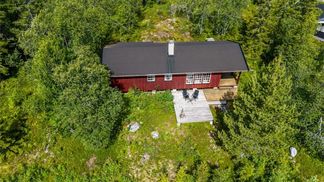 Koselig sitteplass ute på platting!