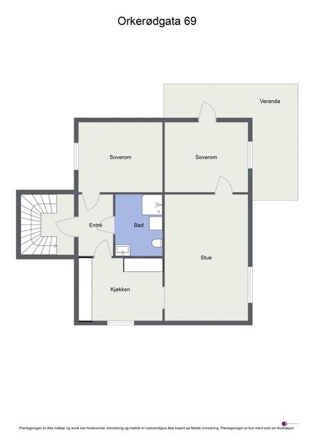 Planskisse, første etasje