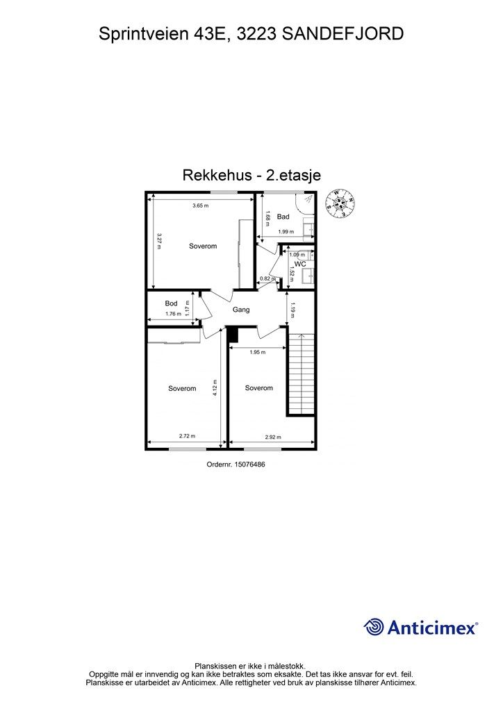 Plantegning 2.etasje