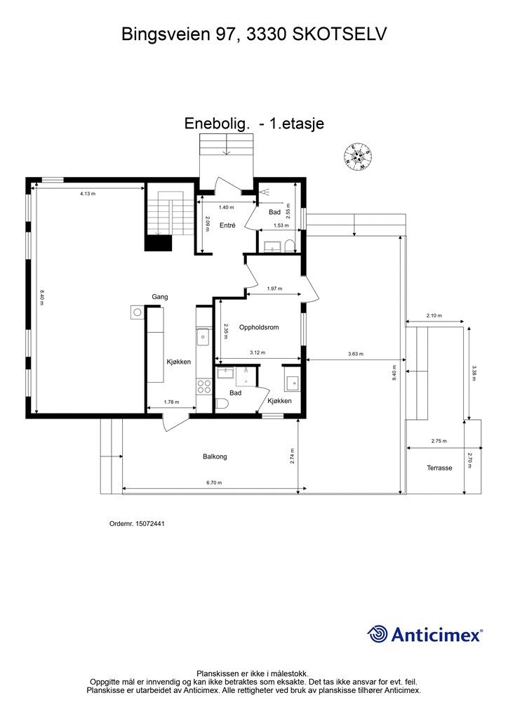 Plantegning - 1. etasje