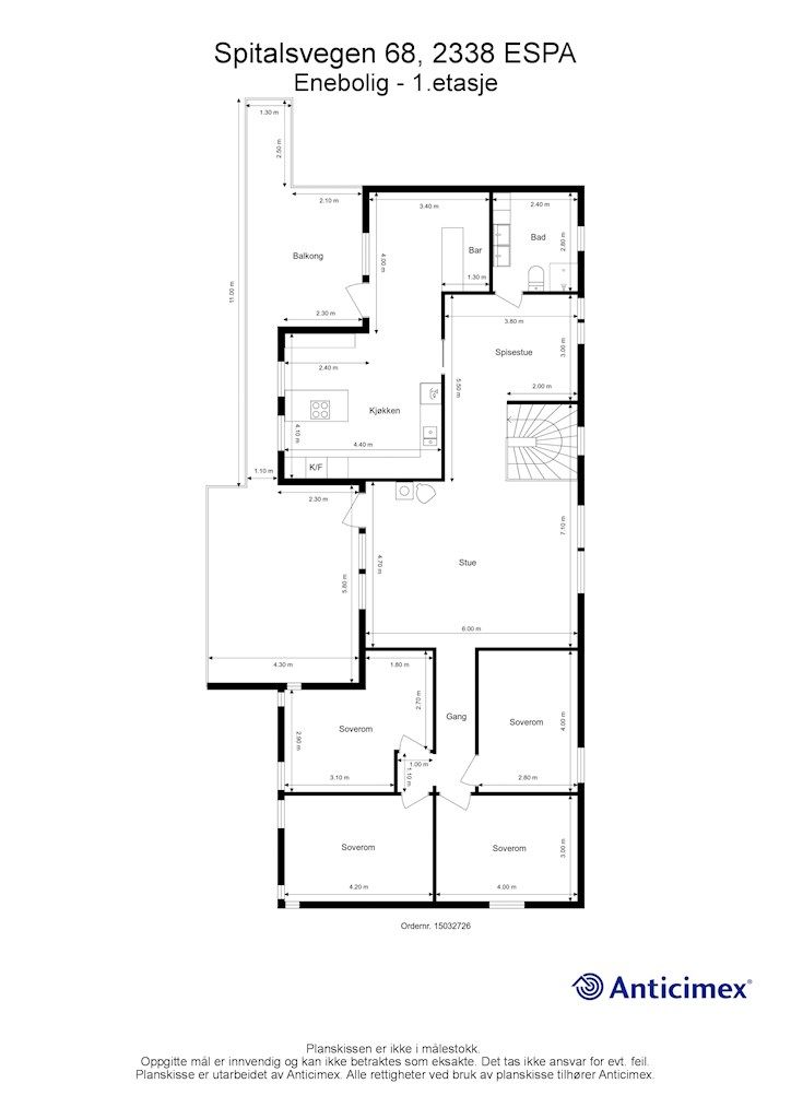 Plantegning 1.etasje 