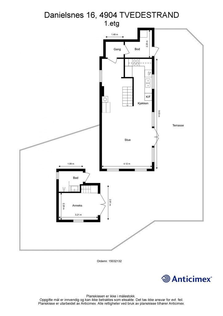 Plantegning 1. etasje