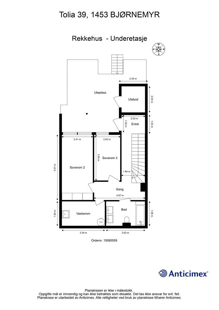 Plantegning u. etasje