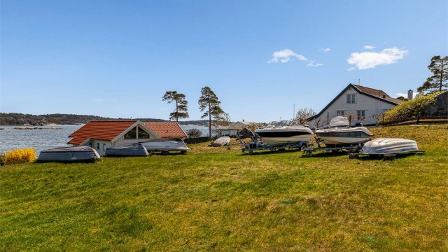 Fellesområdet byr på arealer for lek og moro.