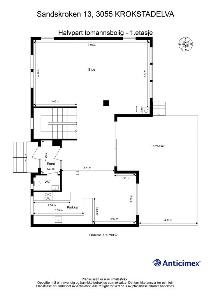 Plantegning 1. etasje