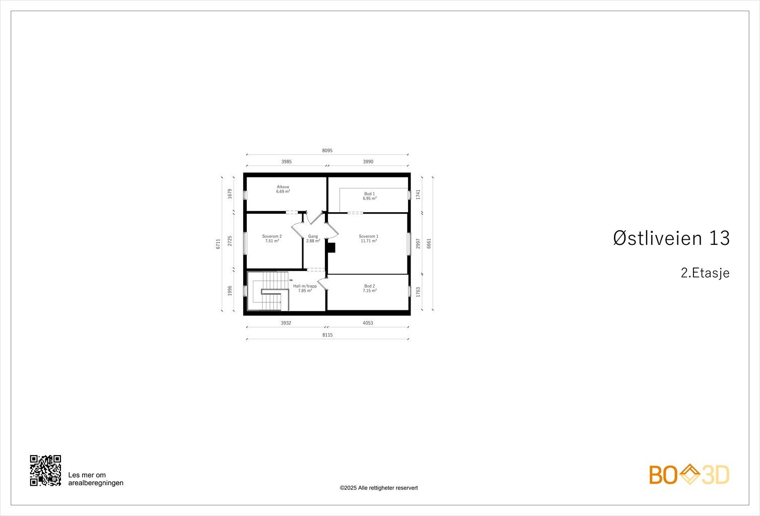 Plantegning - 2. etasje