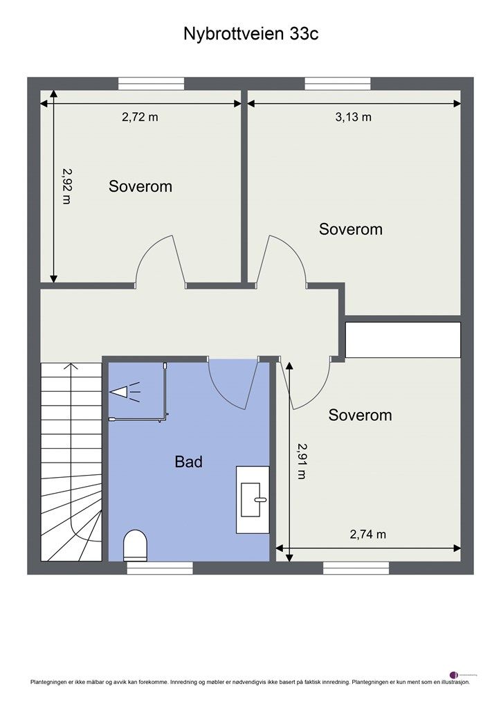 Plantegning 2. etasje
