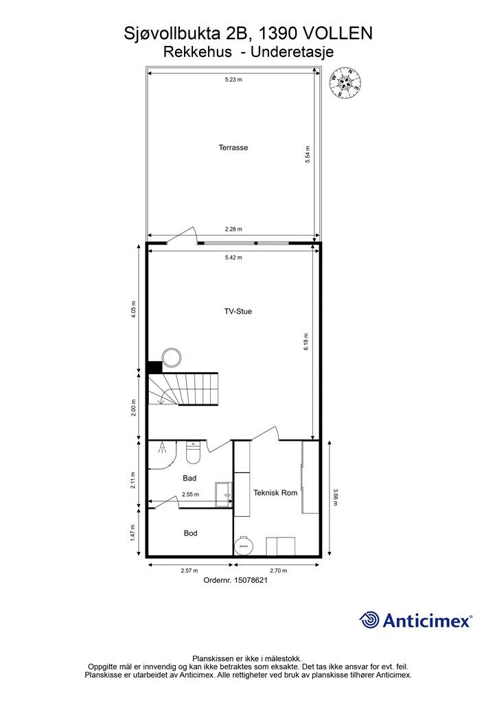 Plantegning - Underetasje