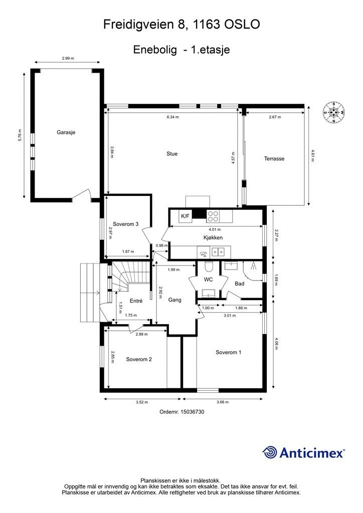 Plantegning - Første etasje