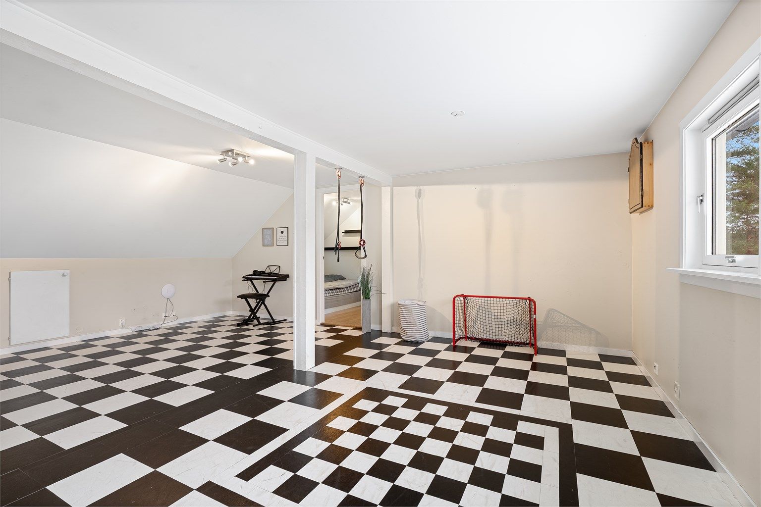 Innredet loft etg. - Stue