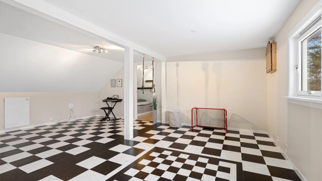 Innredet loft etg. - Stue
