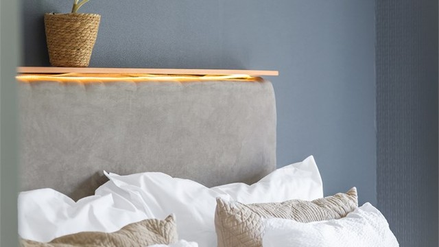 Detalj fra hovedsoverommet.