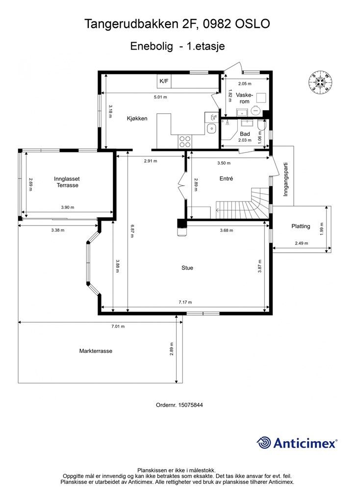 Plantegning- 1.etasje.