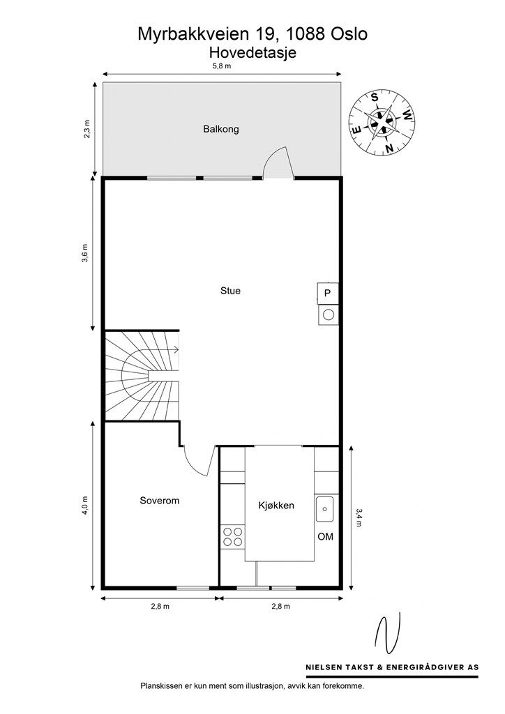 Plantegning 2. etasje.