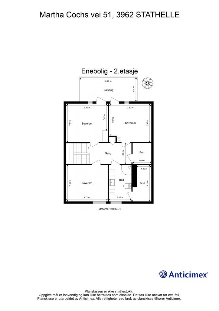 Plantegning 2. etasje