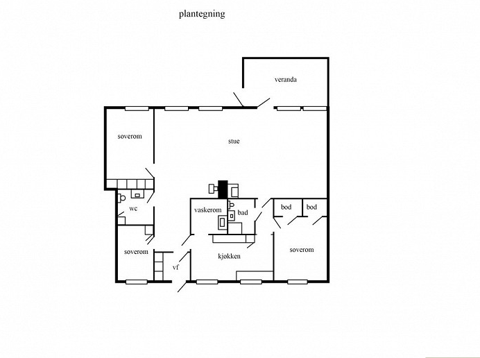 Planskissen er veiledende.