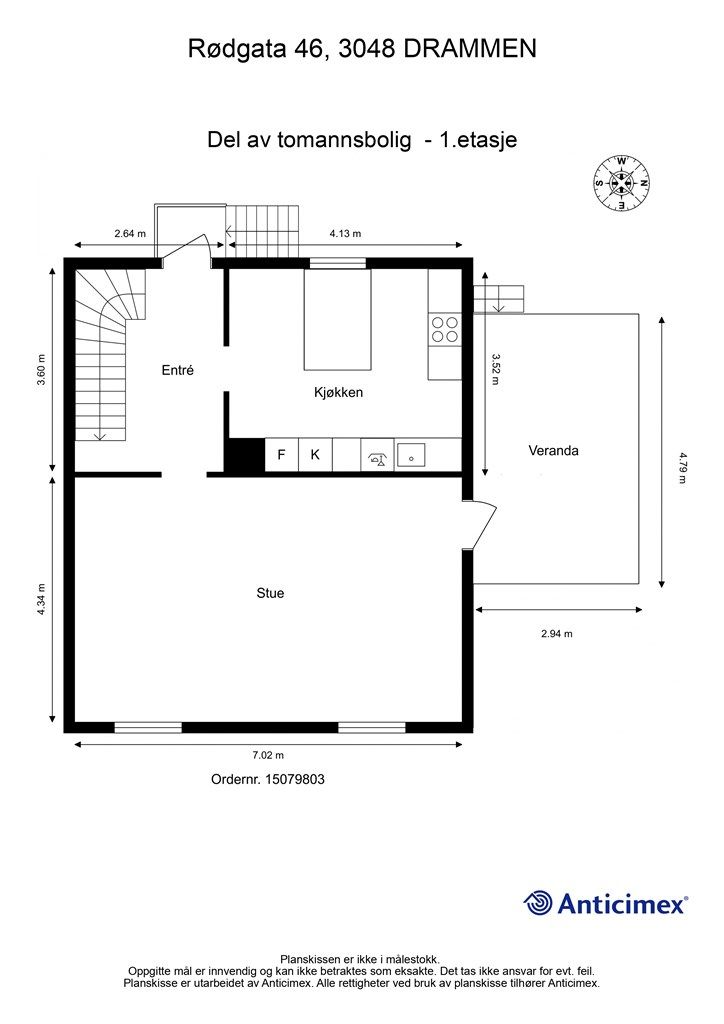 Plantegning - 1. etasje