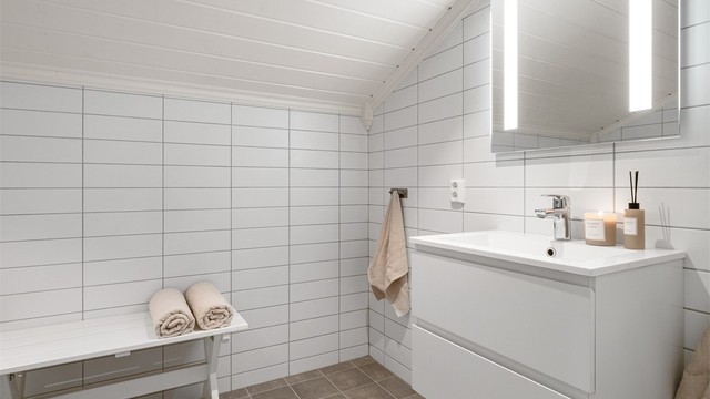 Bad, 2. etasje hovedhytte.