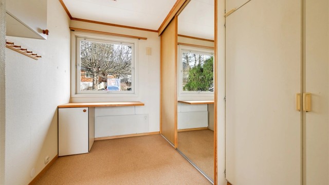 God plass til oppbevaring av klær.