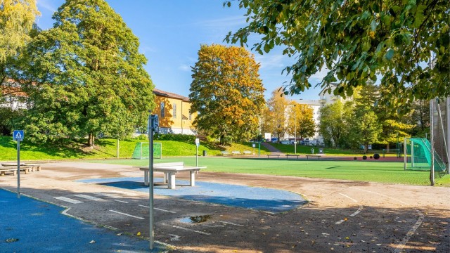 Svært barnevennlig område perfekt for barnefamilier.