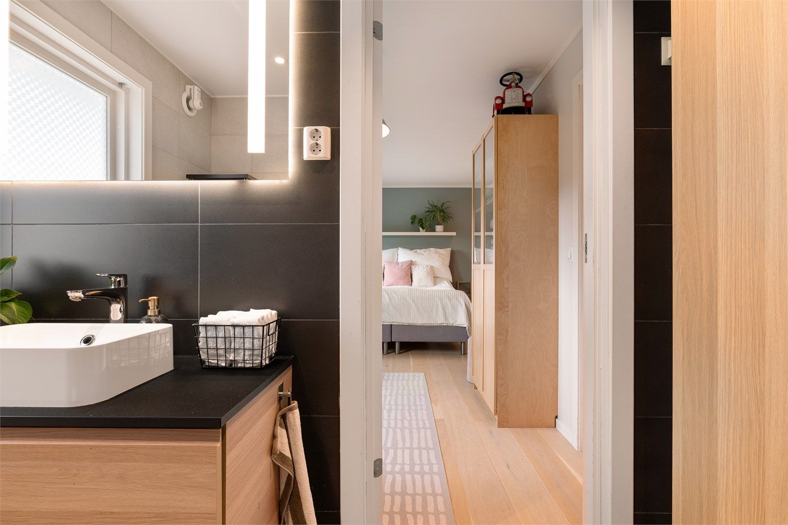 Bad en-suite er like praktisk som komfortabelt og gjør hverdagen litt enklere.