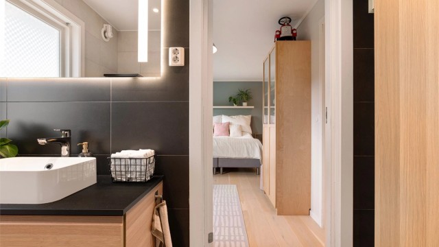 Bad en-suite er like praktisk som komfortabelt og gjør hverdagen litt enklere.