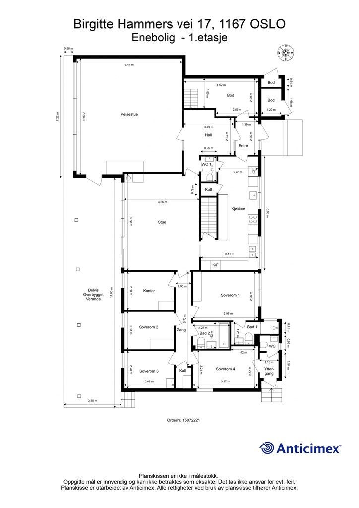 Plantegning - 1. etasje