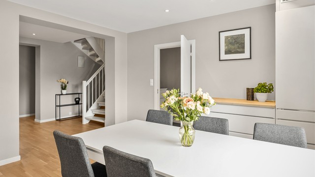 Mulighet for spiseplass ved vindu.