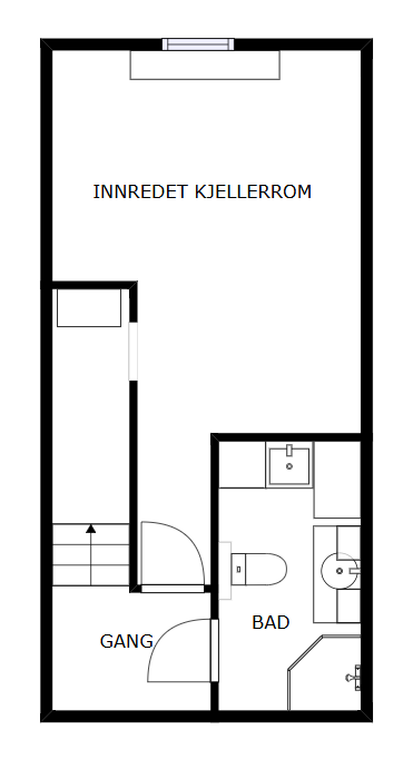 Plantegning underetasje