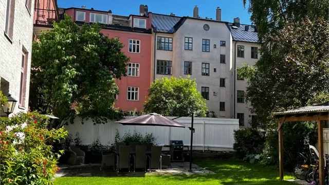 Privat bildet fra den fantastiske bakgården