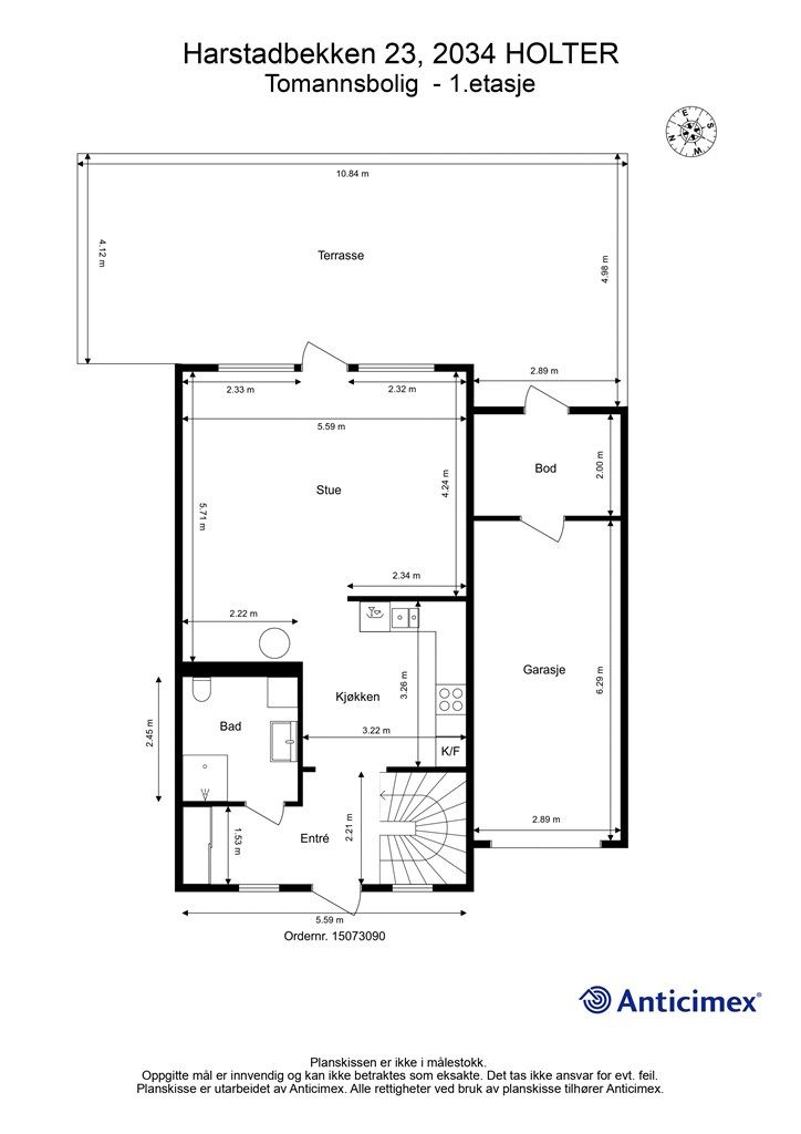 Plantegning 1.etasje
