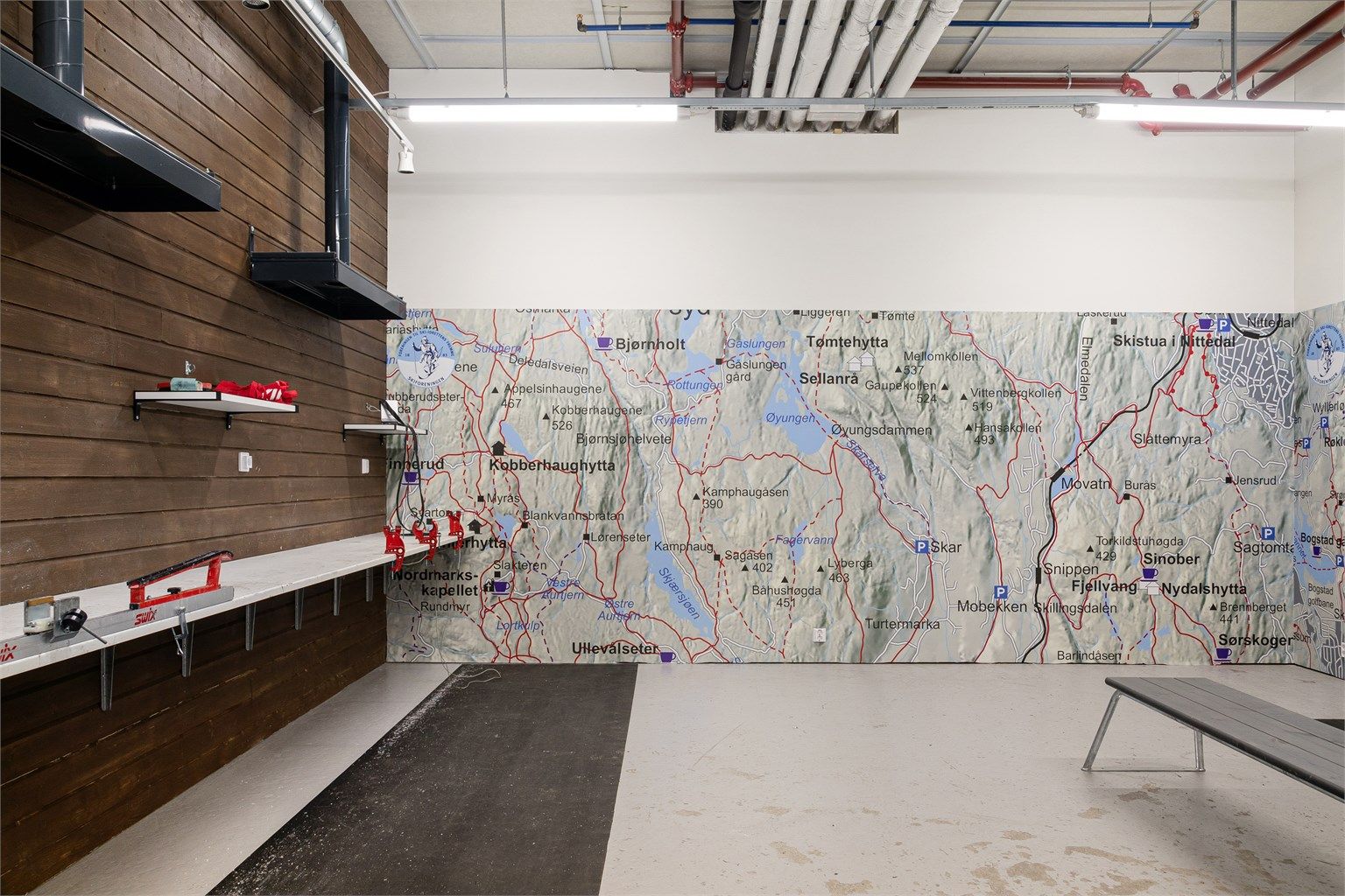 Skismørebod for beboerne