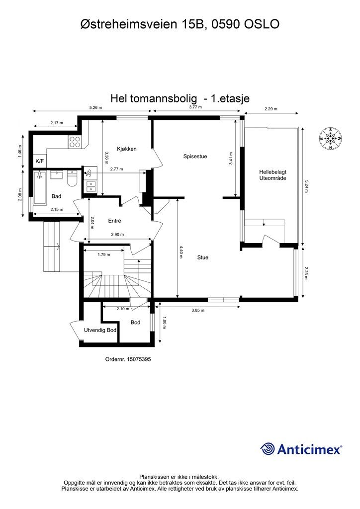 Plantegning - 1. etasje