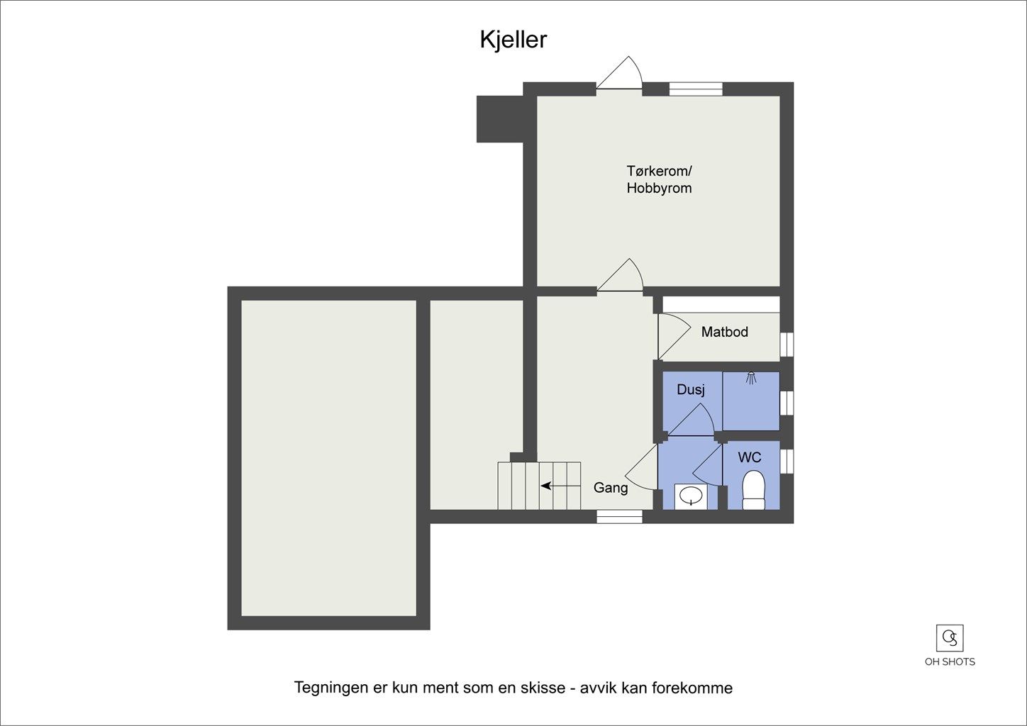 Plantegning underetasje