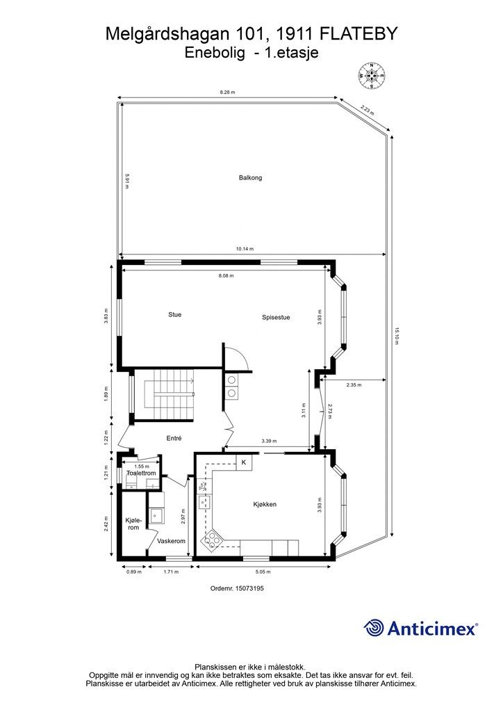 Plantegning 1.etasje