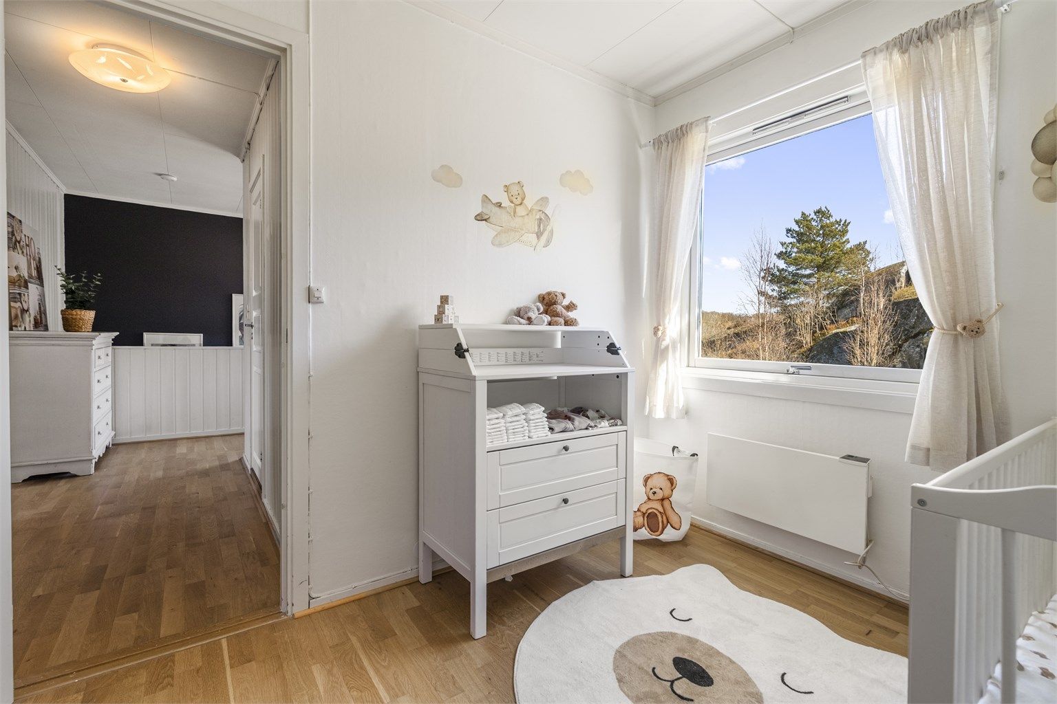 Det tredje soverommet egner seg godt som barnerom eller kontor.