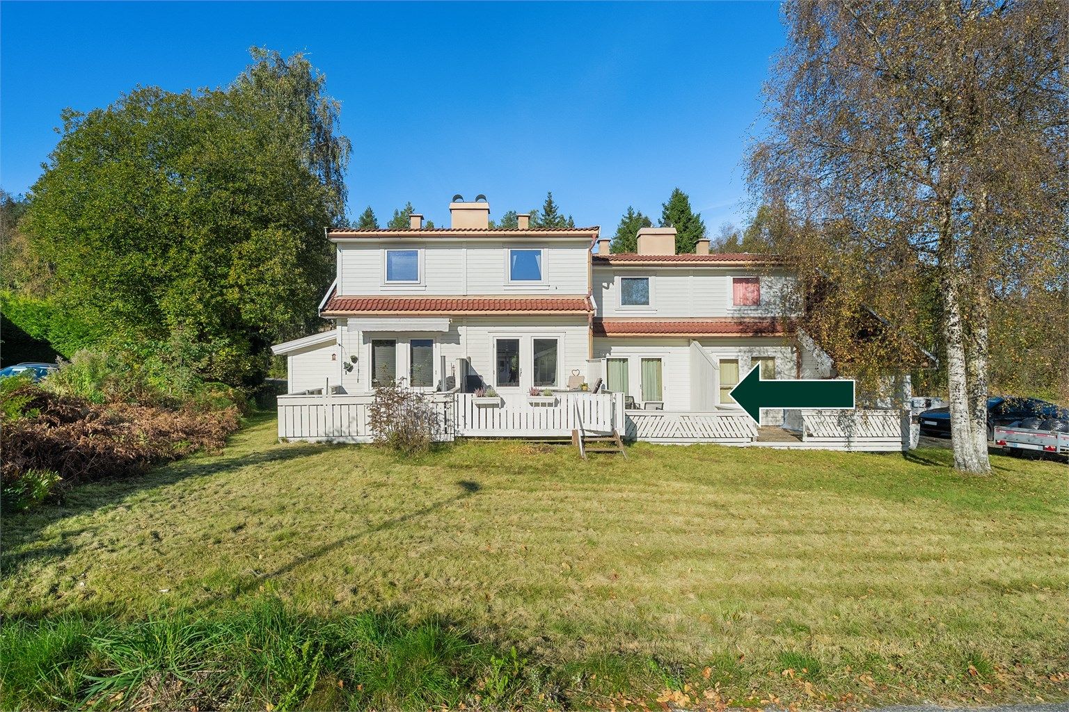 Eiendommen har flott beliggenhet i meget rolig og attraktivt område på Mariås. Stille og barnevennlig boligfelt med mange barnefamilier i nærmiljøet. Foto: Tor Harald Johannesen