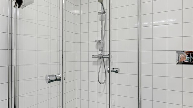 Her er det også opplegg for vaskemaskin.