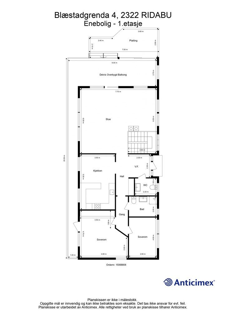 Plantegning 2.etasje