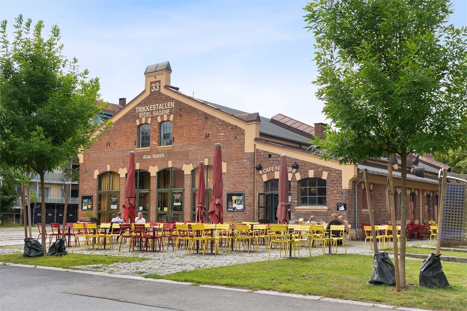 Trikkestallen på Torshov huser både teater og en populær kafé