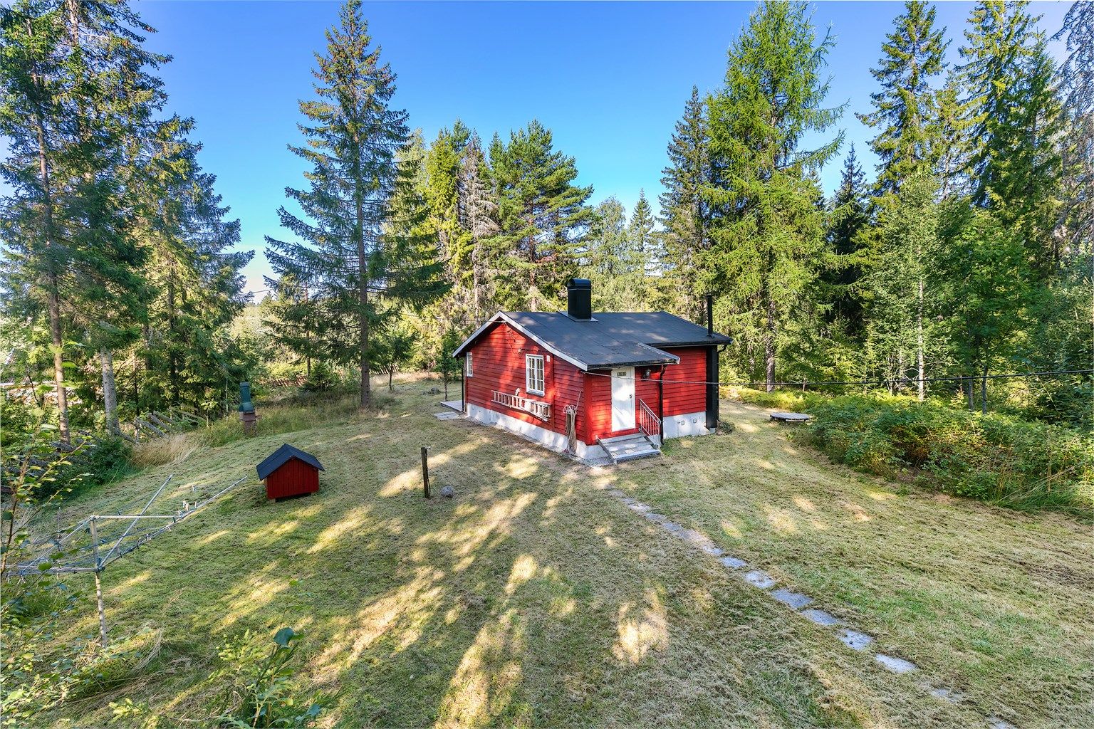 Hytta sett fra sydøst