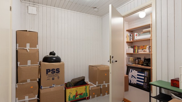 Her har man praktisk lagringsplass for hele familien