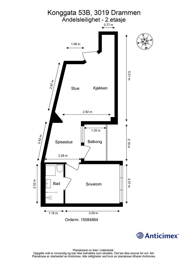 Plantegning - 2. etasje