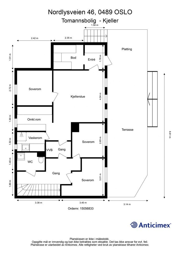 Planskisse - Kjeller