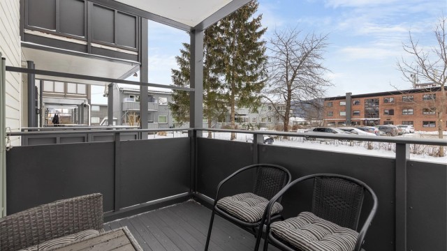 Overbygget terrasse på 7 kvm