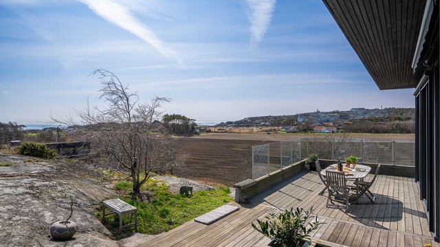 Eiendommen har 8,8 mål eiet tomt