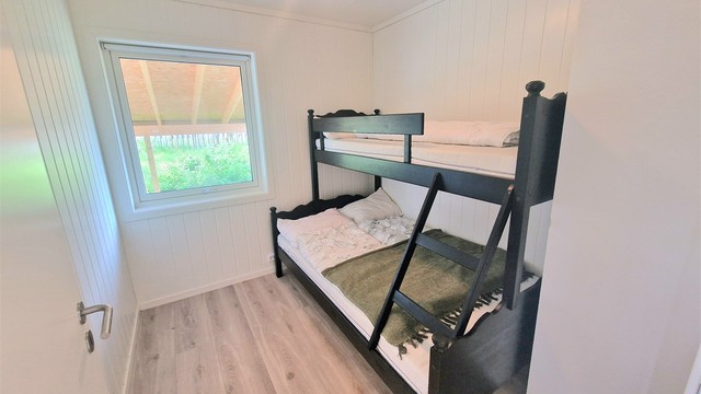 Det andre soverommet er ideelt som barnerom, kontor eller gjesterom.