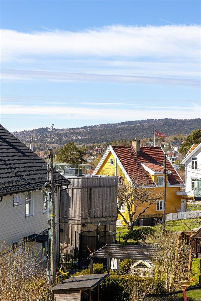 Fin utsikt fra balkongen