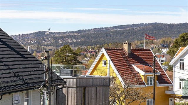 Fin utsikt fra balkongen