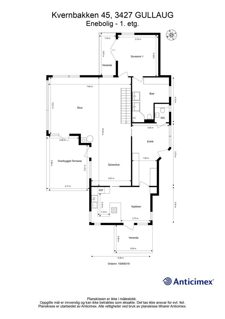 Plantegning - 1. etasje